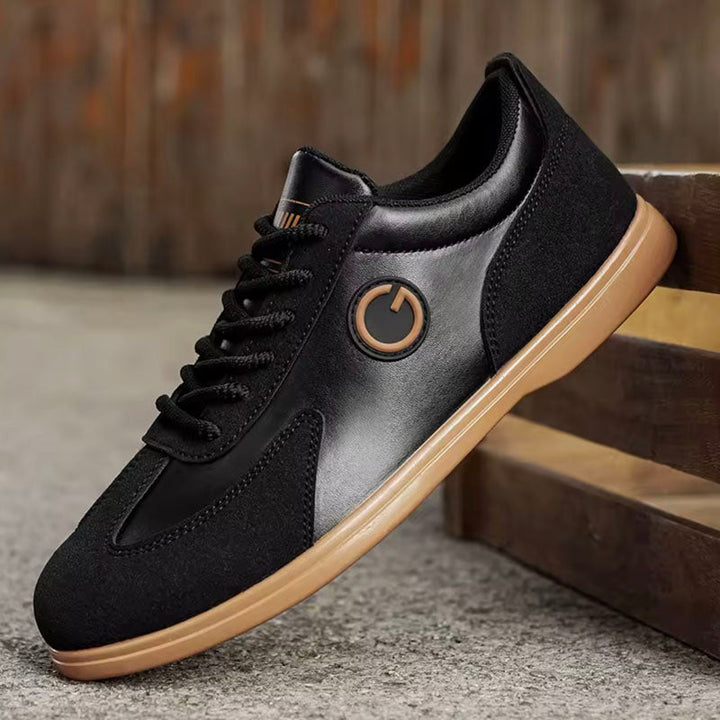 Luke - Men's Dual-Texture Sporty Low-Top Sneakers
