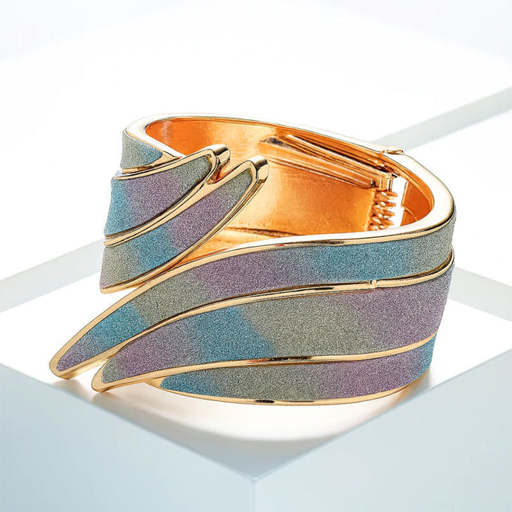 Maison Céleste Sculpted Open Cuff Bracelet