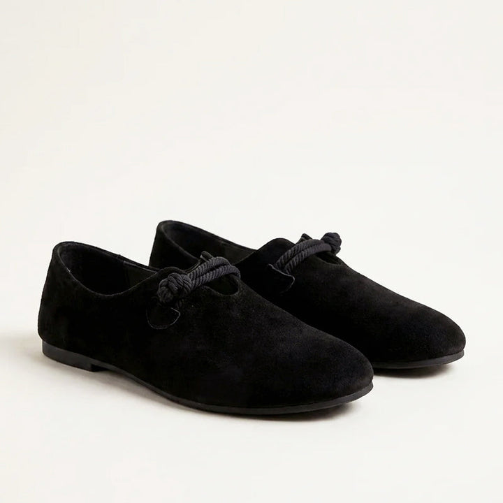 Myla - Women’s Minimal Suede-Look Flats