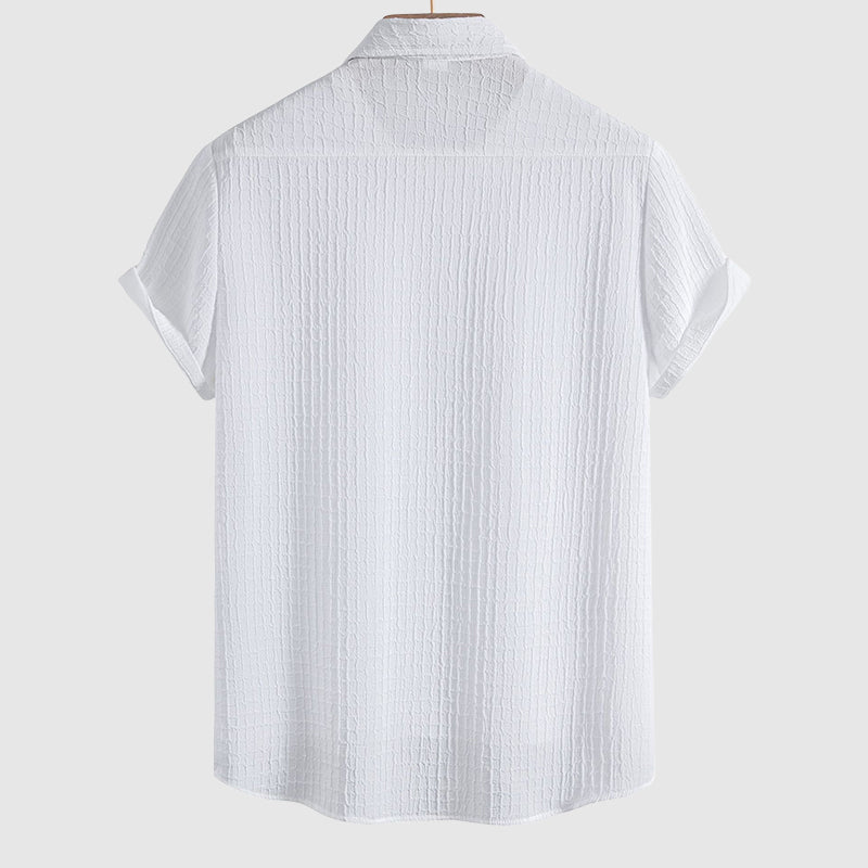 Oliver - Men's Ribbed Stripe Summer Vacation Co-ord Set
