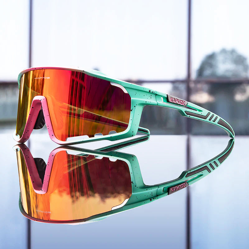 Orien - Graffiti Cycling Sunglasses with Shield Lens