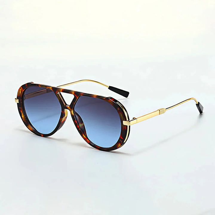 Orvion Retro Tortoise Aviator Sunglasses