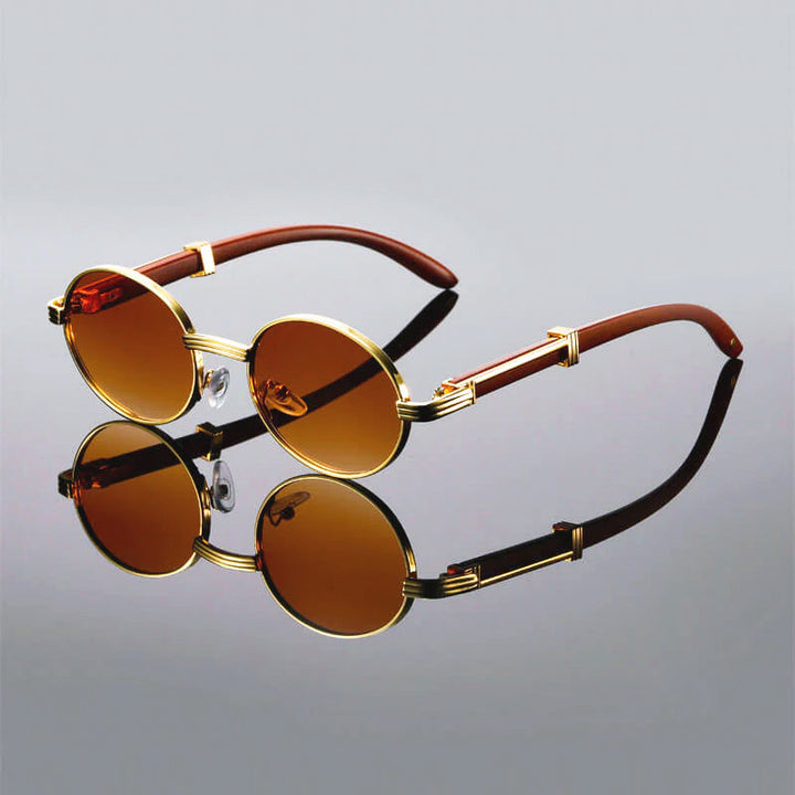 Orvion Vintage Style Round Sunglasses