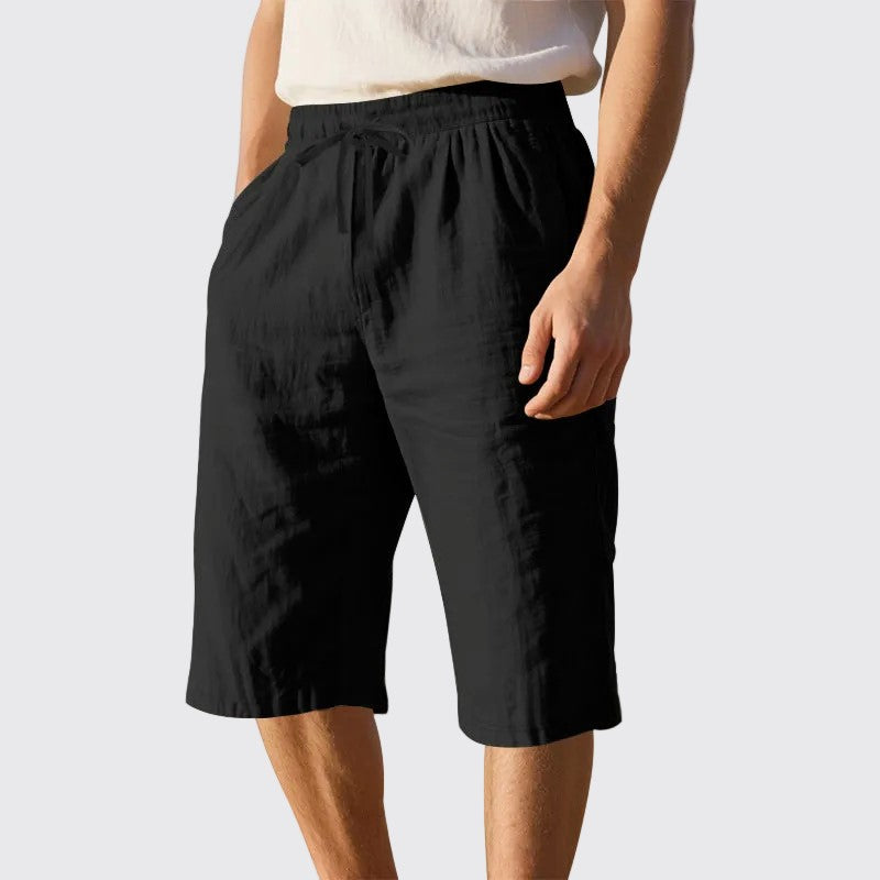 Paul - Men's Drawstring Casual Linen Shorts