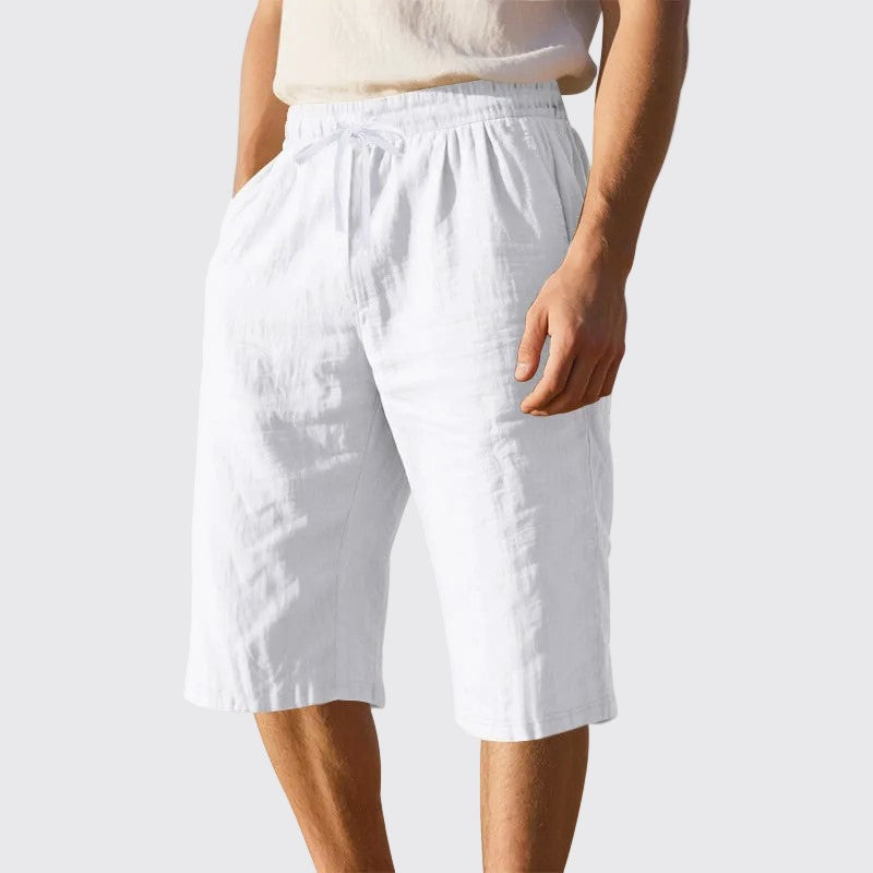 Paul - Men's Drawstring Casual Linen Shorts