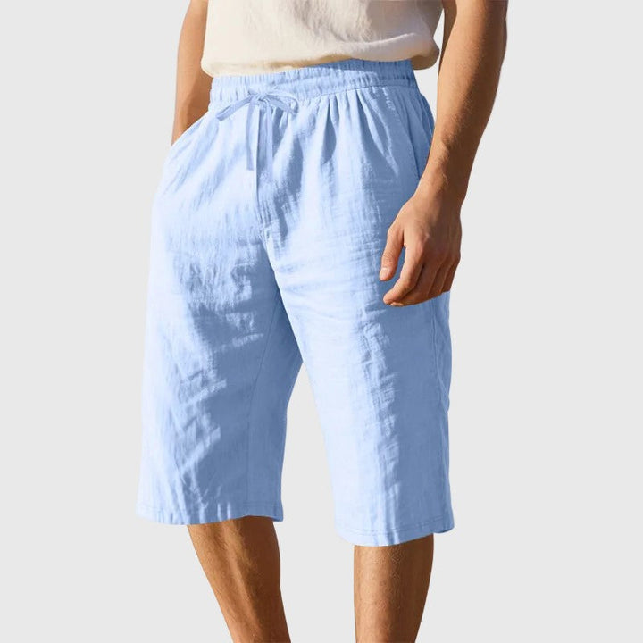 Paul - Men's Drawstring Casual Linen Shorts