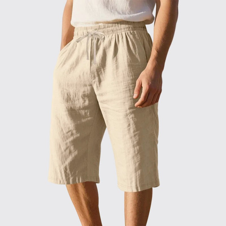 Paul - Men's Drawstring Casual Linen Shorts