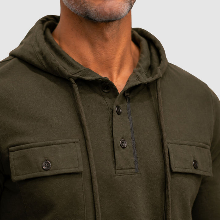 Richard - Men's Utility Hoodie with Chest Pockets