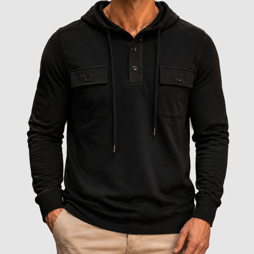 Richard - Men's Utility Hoodie with Chest Pockets