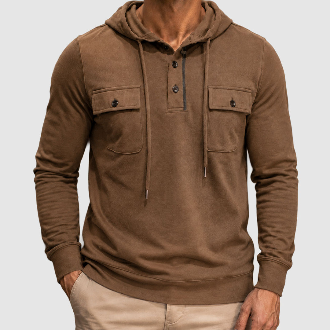 Richard - Men's Utility Hoodie with Chest Pockets