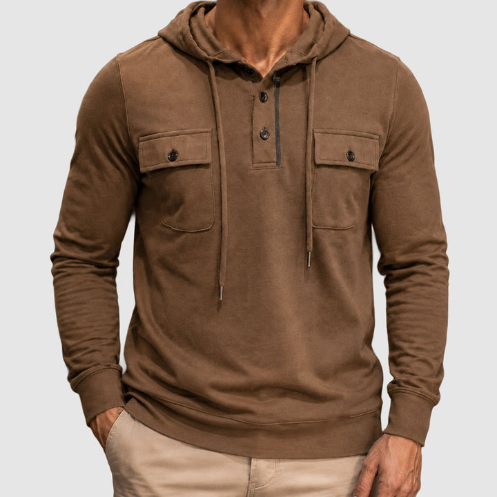 Richard - Men's Utility Hoodie with Chest Pockets