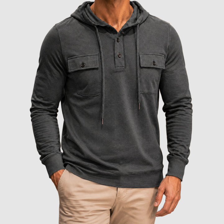Richard - Men's Utility Hoodie with Chest Pockets