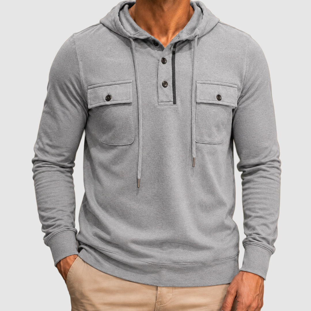 Richard - Men's Utility Hoodie with Chest Pockets