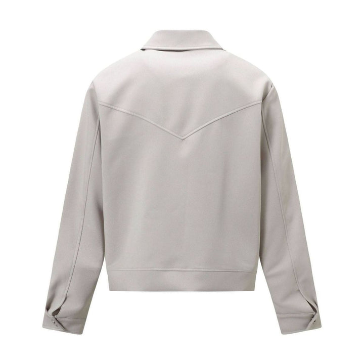 Ricky - Men’s Structured Collar Jacket with Stud Details