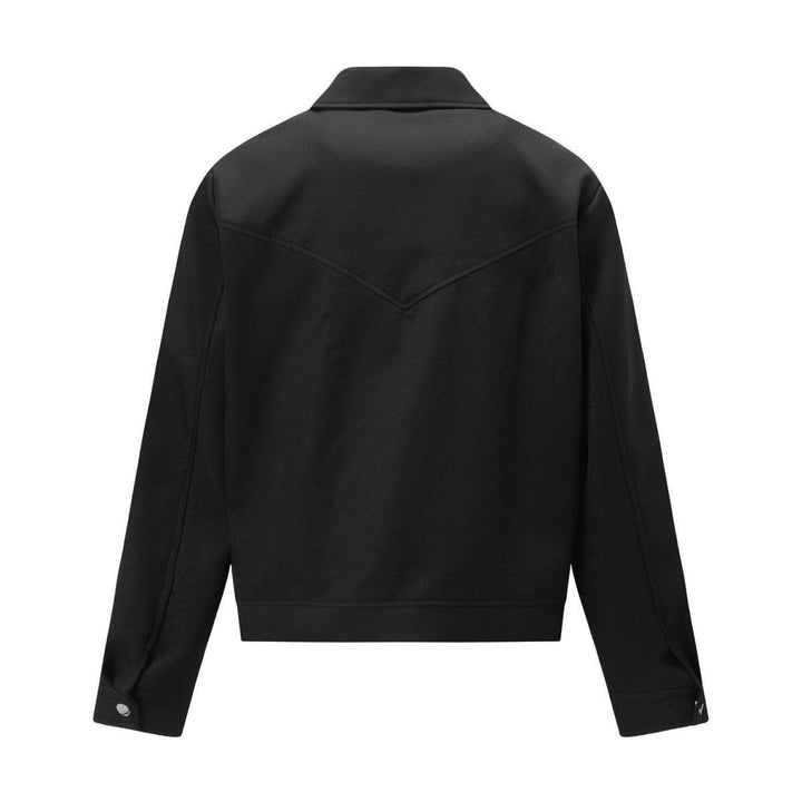 Ricky - Men’s Structured Collar Jacket with Stud Details
