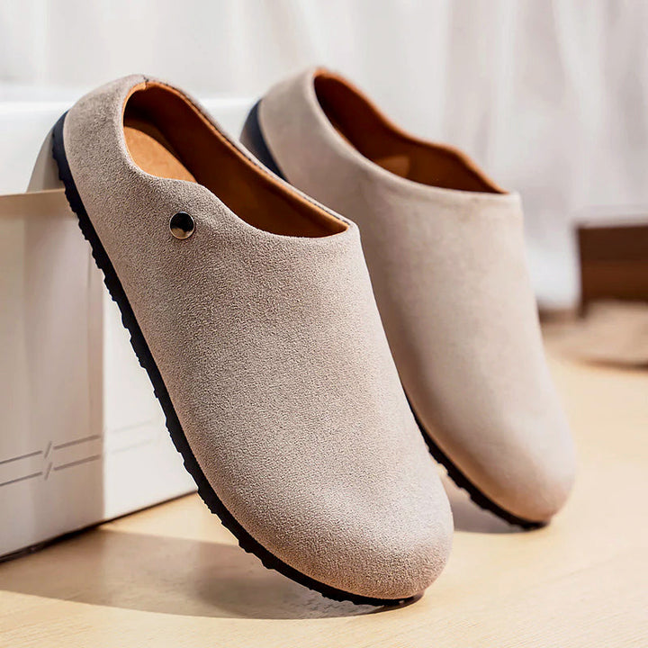 Riley - Women’s Casual Suede-Look Slide Clogs