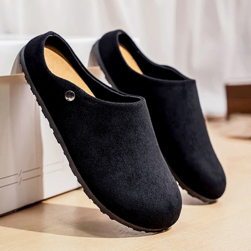 Riley - Women’s Casual Suede-Look Slide Clogs