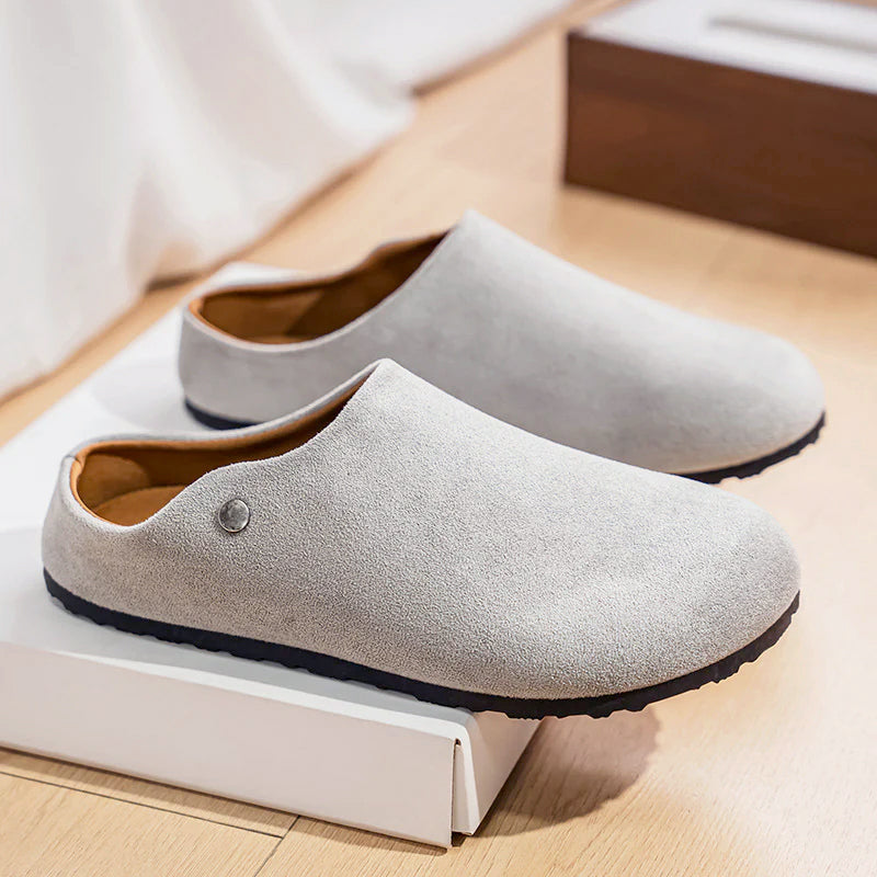 Riley - Women’s Casual Suede-Look Slide Clogs
