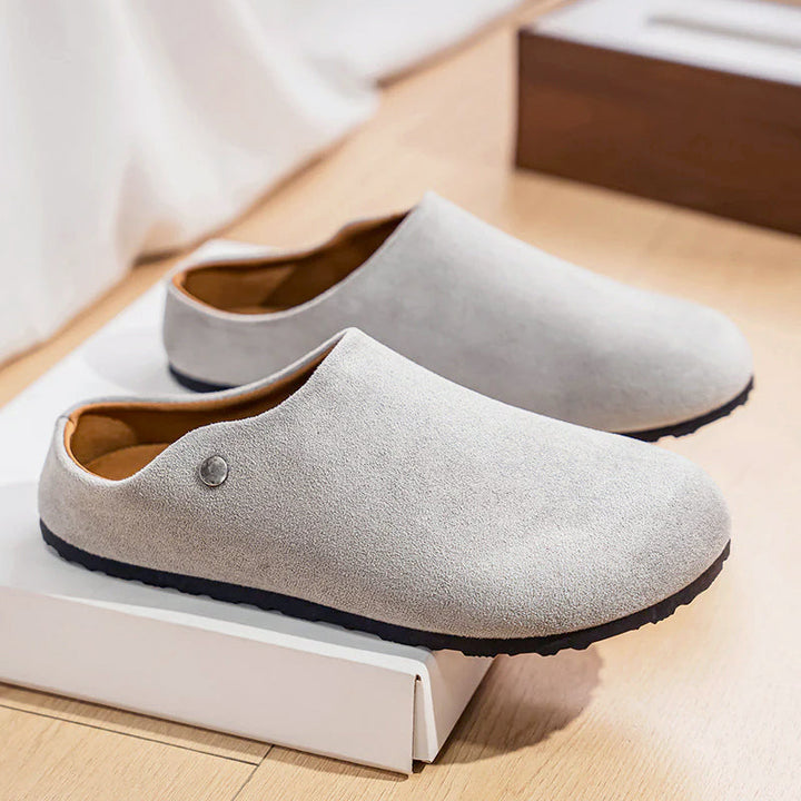 Riley - Women’s Casual Suede-Look Slide Clogs