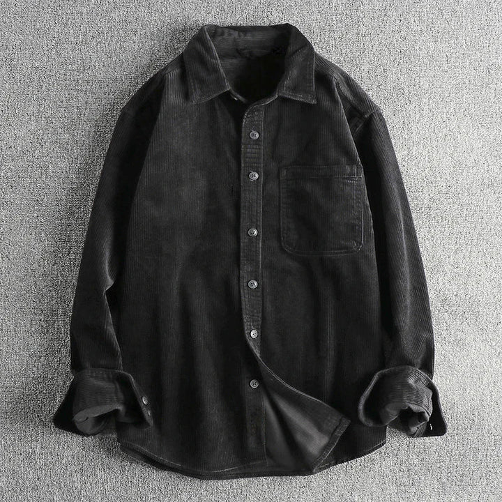 Rory - Men's Classic Corduroy Button-Up Shirt