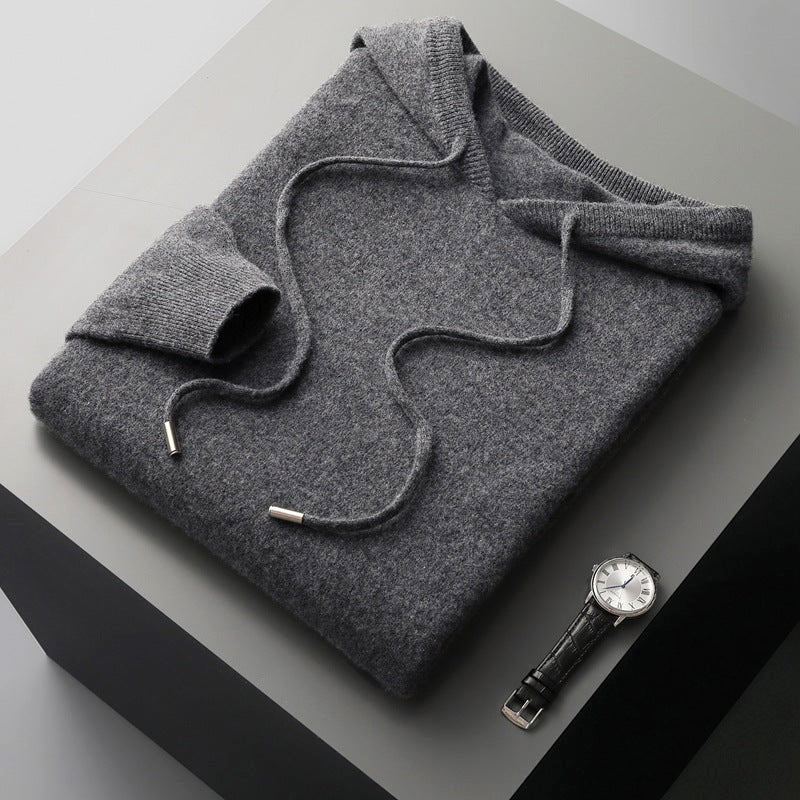 Ryker - Men's Cashmere Knit Hoodie