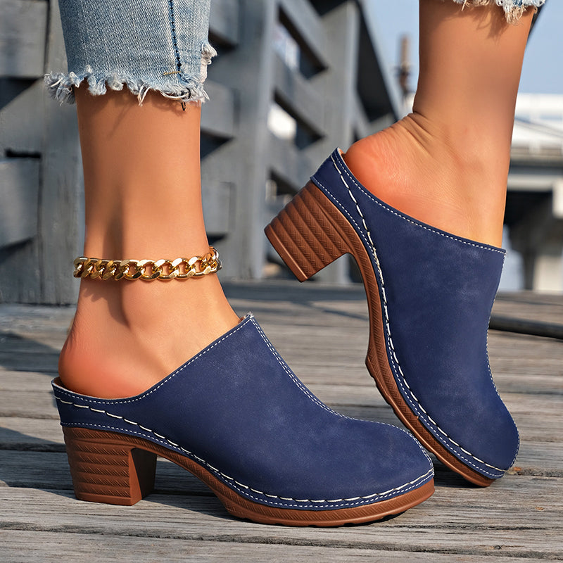 Scarlett - Women's Classic Slip-On Closed Toe Mule Clogs