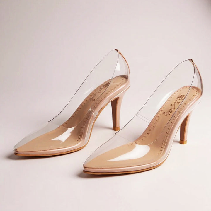 Scarlett - Women's Transparent Pointed Toe Dress Heels