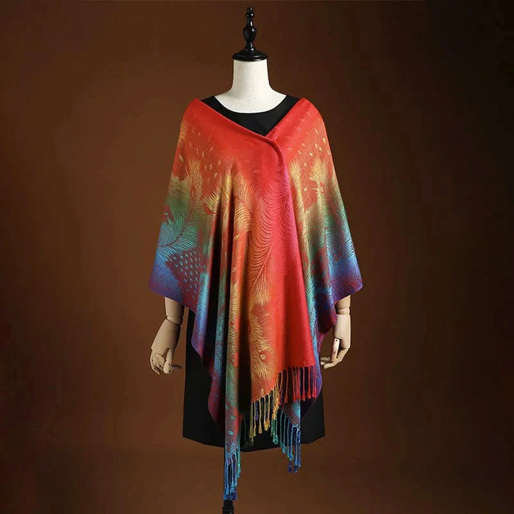 Serenity - Women's Bohemian Fringe Knit Scarf