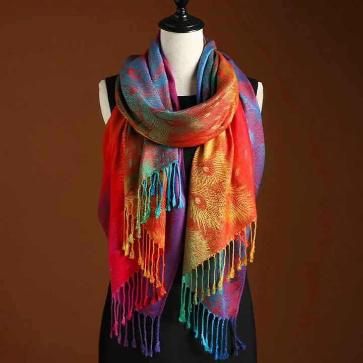 Serenity - Women's Bohemian Fringe Knit Scarf