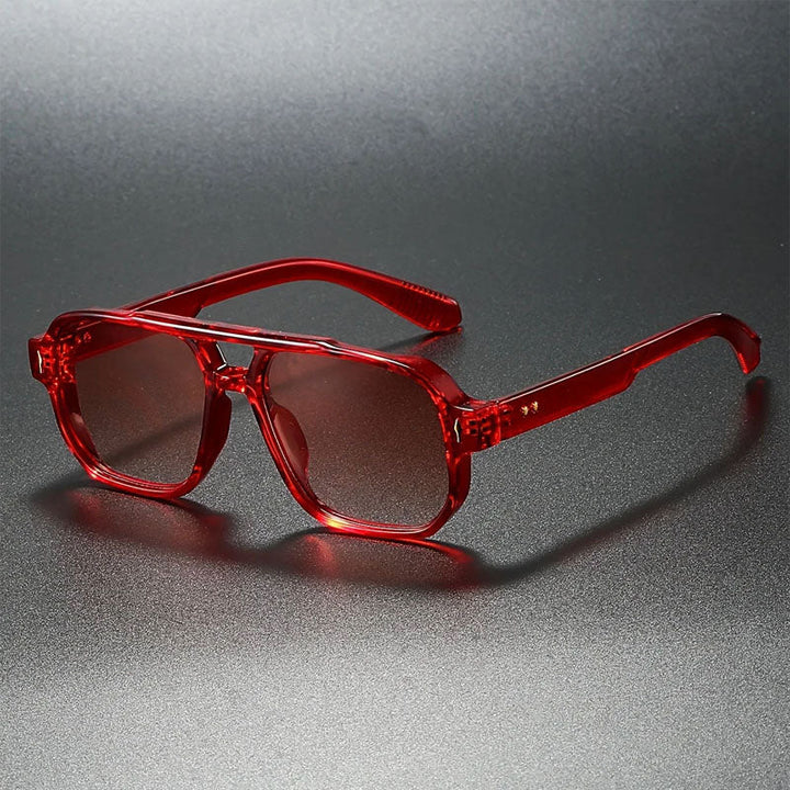 Solvane Square Frame Tinted Lens Sunglasses