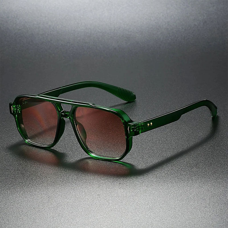Solvane Square Frame Tinted Lens Sunglasses