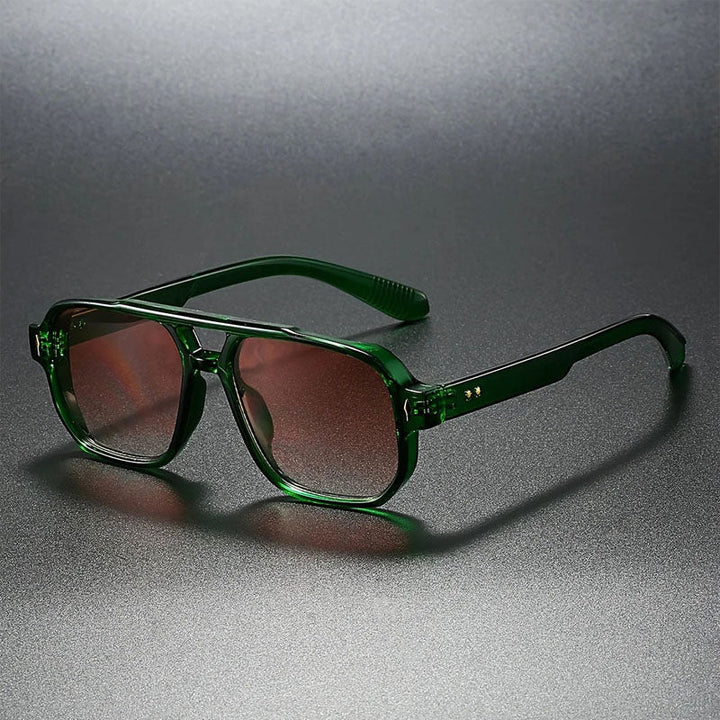 Solvane Square Frame Tinted Lens Sunglasses