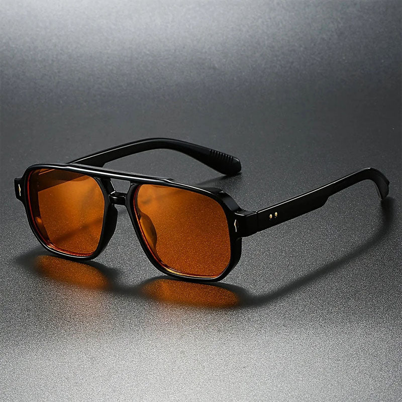 Solvane Square Frame Tinted Lens Sunglasses