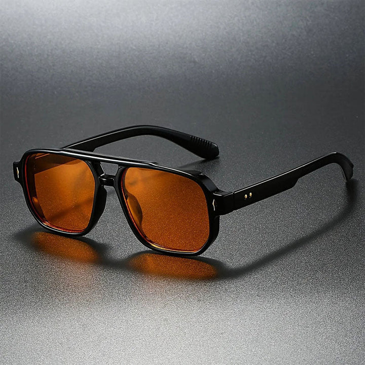 Solvane Square Frame Tinted Lens Sunglasses