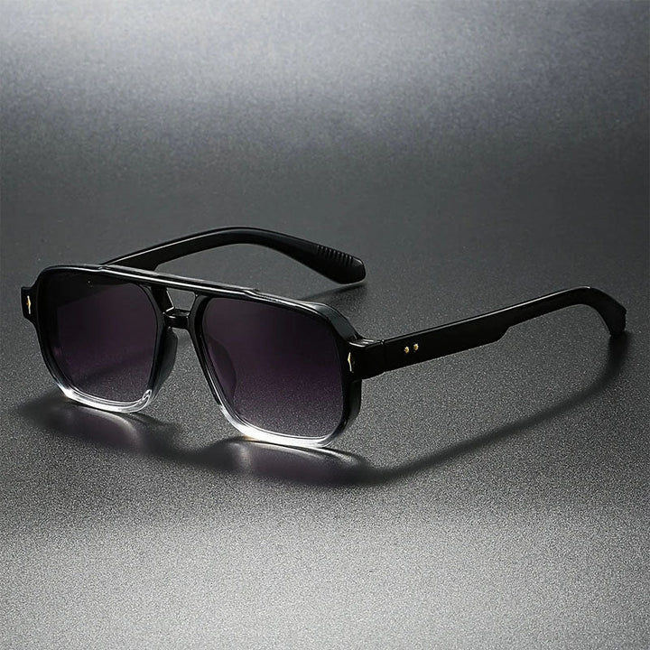 Solvane Square Frame Tinted Lens Sunglasses