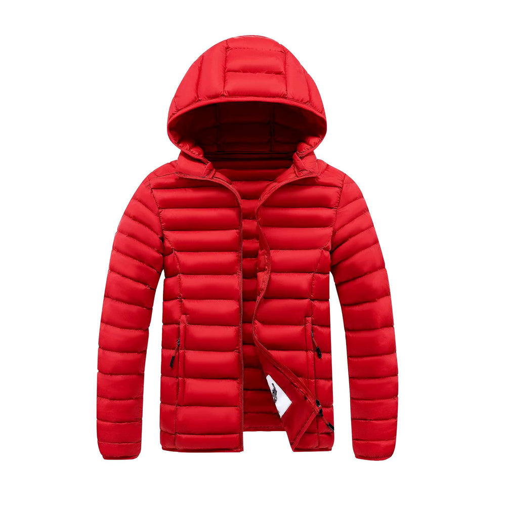 Stella - Women's Hooded Quilted Puffer Rain Jacket 2
