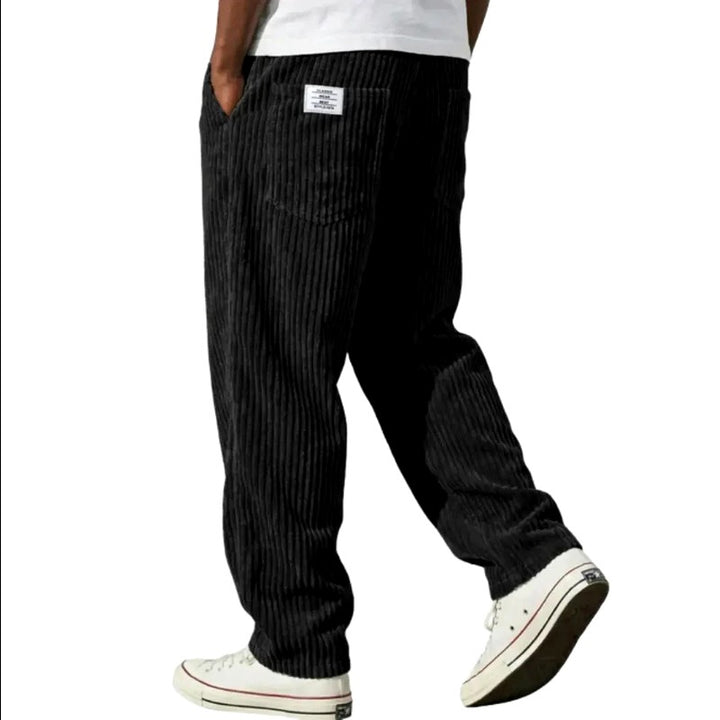Timothy - Textured Relaxed Fit Corduroy Summer Pants