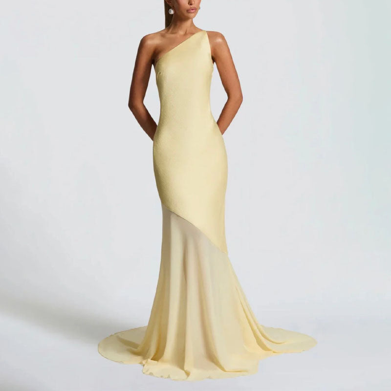 Victoria - Women's One-Shoulder Mermaid Gown