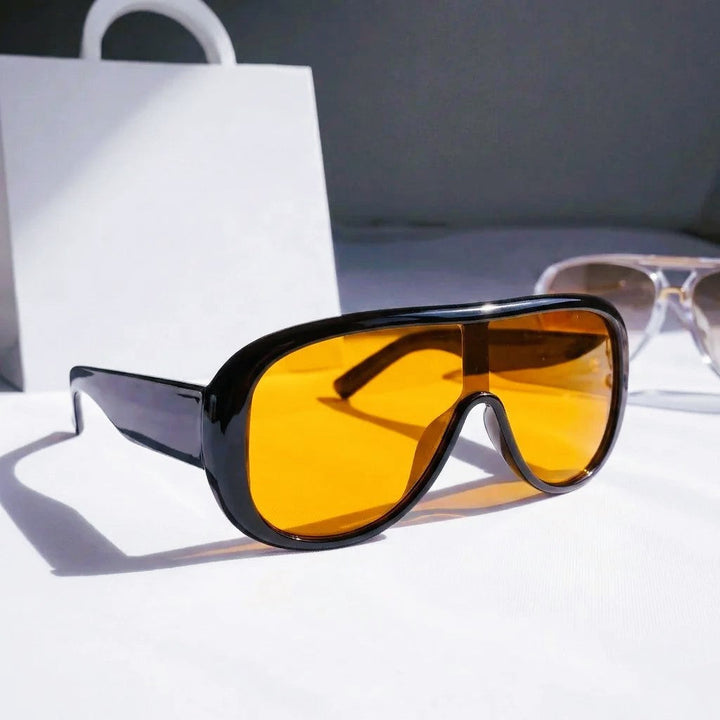 Virello - Oversized Shield Frame Sunglasses