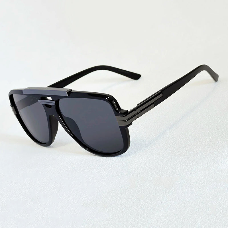 Vyxen - Oversized Double-Bridge Sunglasses
