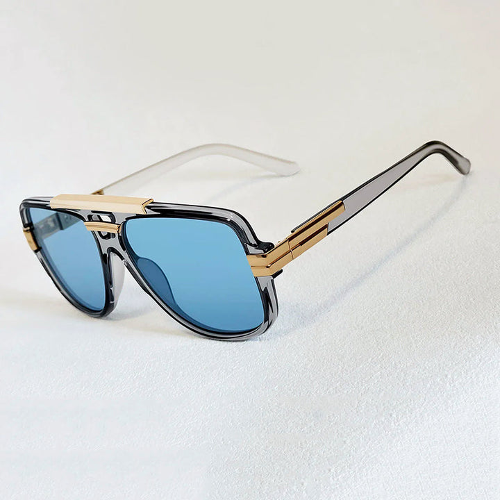 Vyxen - Oversized Double-Bridge Sunglasses