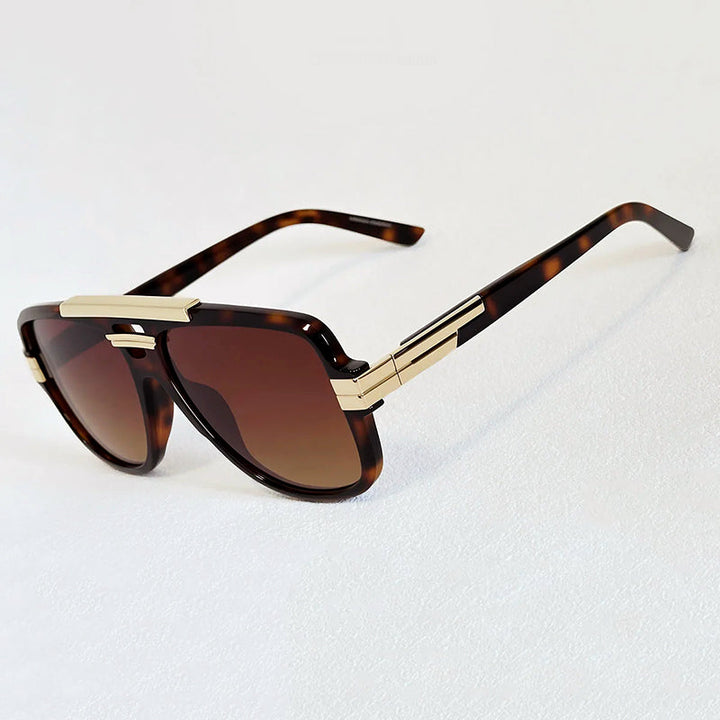 Vyxen - Oversized Double-Bridge Sunglasses
