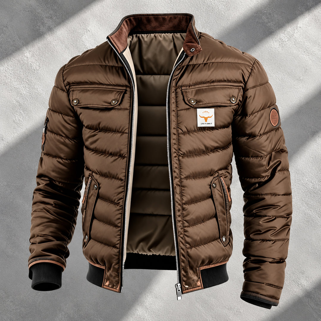 Wesley - Men's Multi-Pocket Padded Winter Jacket