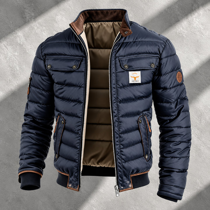 Wesley - Men's Multi-Pocket Padded Winter Jacket