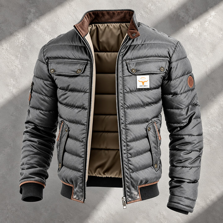 Wesley - Men's Multi-Pocket Padded Winter Jacket