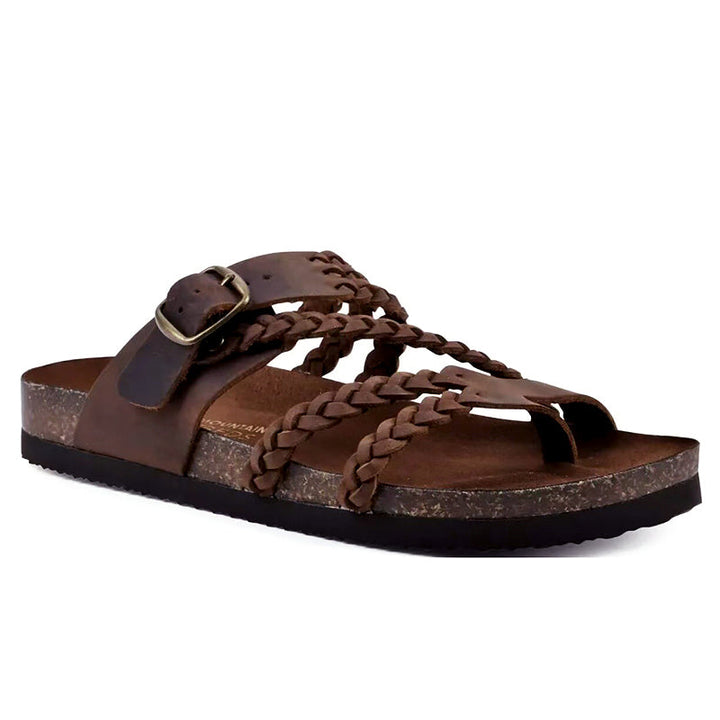 Wrenley - Women’s Braided Buckle Slide Sandals