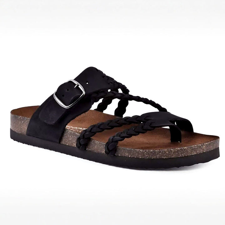 Wrenley - Women’s Braided Buckle Slide Sandals