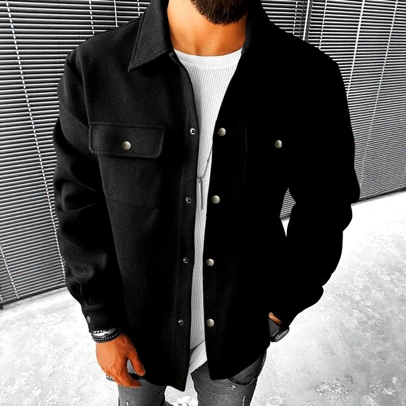 Abel - Men's Button Front Casual Jacket 1