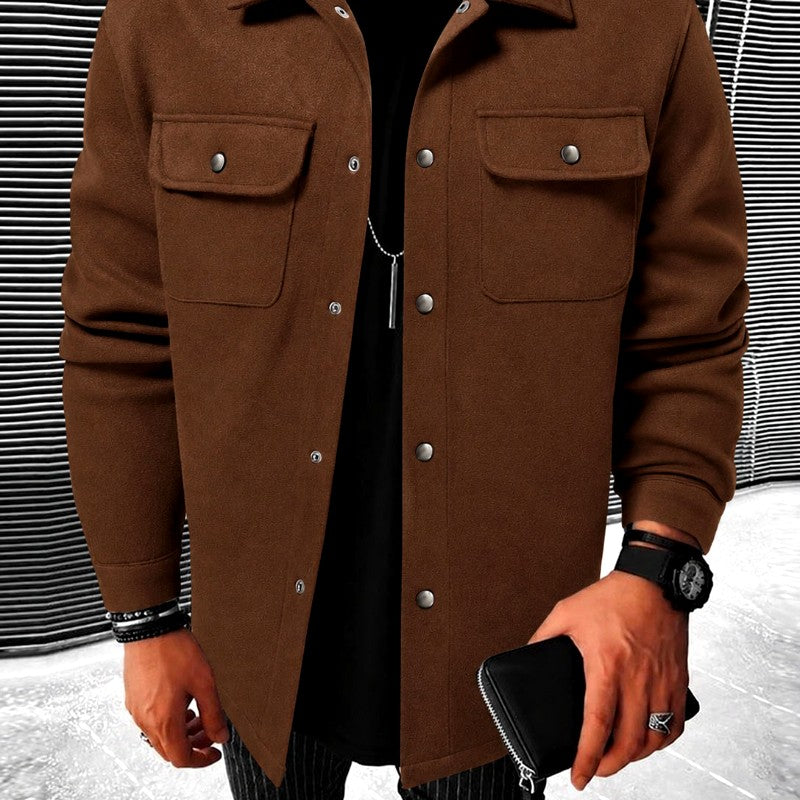 Abel - Men's Button Front Casual Jacket 4