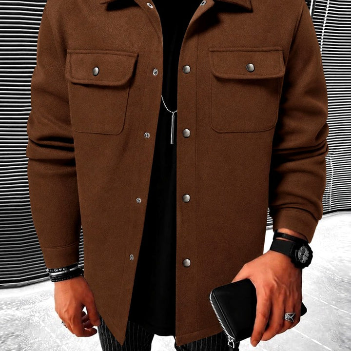 Abel - Men's Button Front Casual Jacket 4